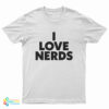 Kim Kardashian I Love Nerds T-Shirt