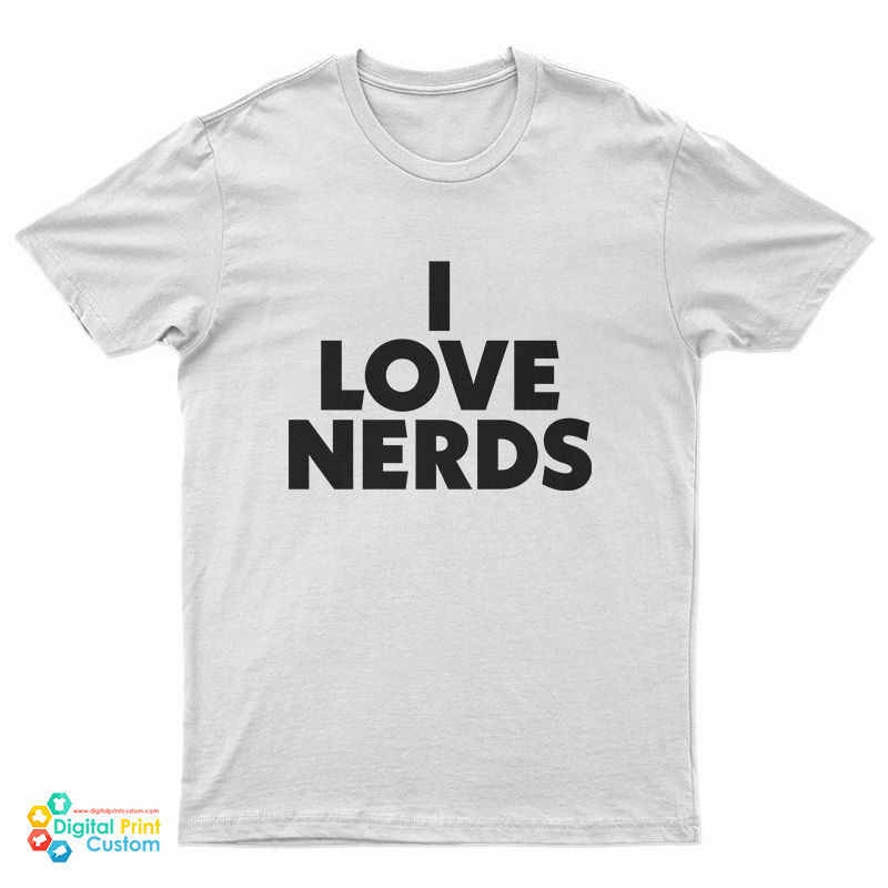 Kim Kardashian I Love Nerds T-Shirt