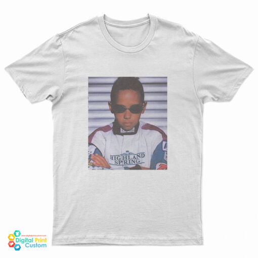 Lewis Hamilton As A Young Kid T-Shirt