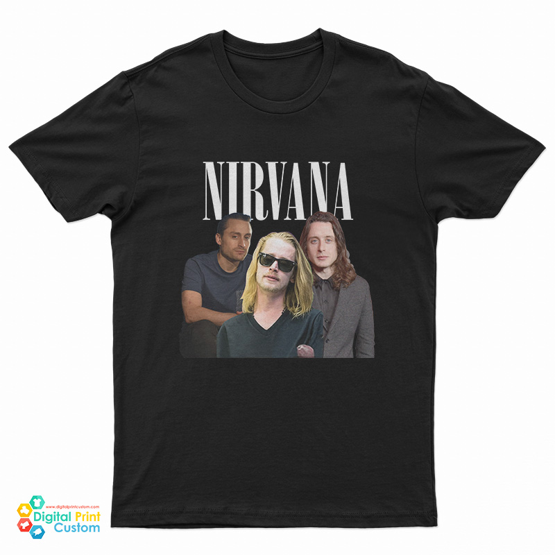 For Sale Macaulay Kieran And Rory Culkin Nirvana Parody TShirt