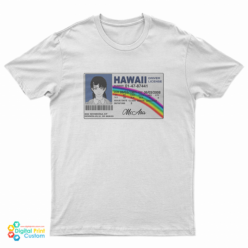 McAsa Hawaii Driver License T-Shirt
