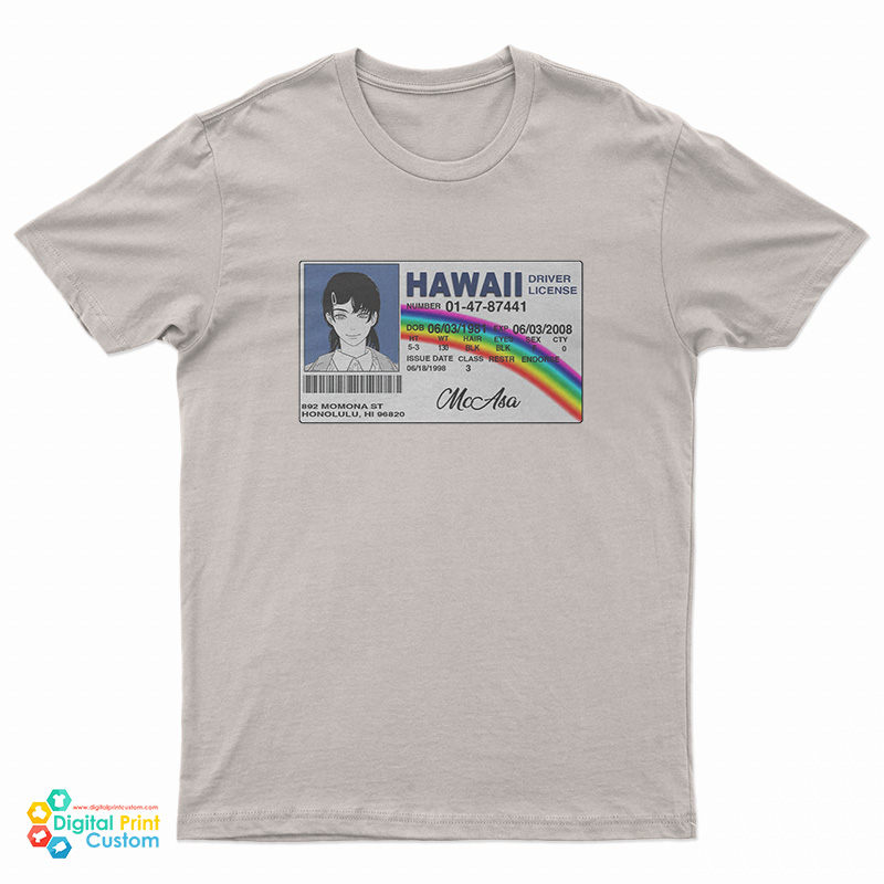 McAsa Hawaii Driver License T-Shirt