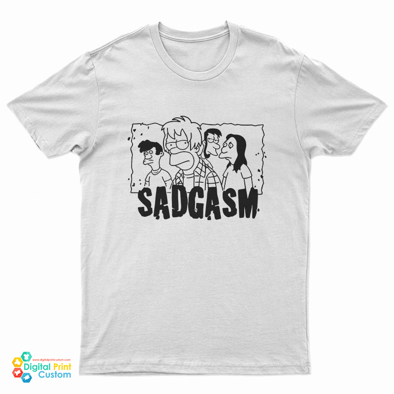 Simpsons Sadgasm Bart Family T-Shirt