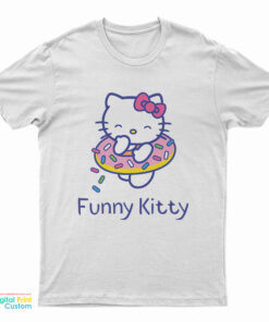 Hello Kitty Donut Sprinkles Floaty Summer Swimming T-Shirt