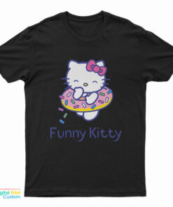 Hello Kitty Donut Sprinkles Floaty Summer Swimming T-Shirt