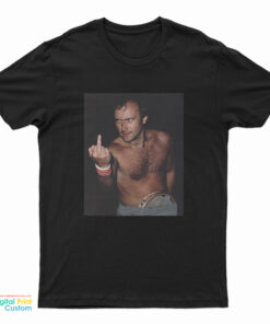 Phil Collins Middle Finger T-Shirt