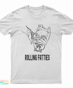 Rolling Fatties Cat Funny T-Shirt