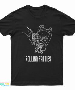 Rolling Fatties Cat Funny T-Shirt