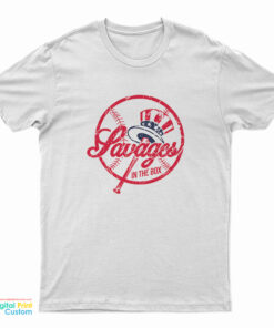 Savages In The Box Yankees T-Shirt