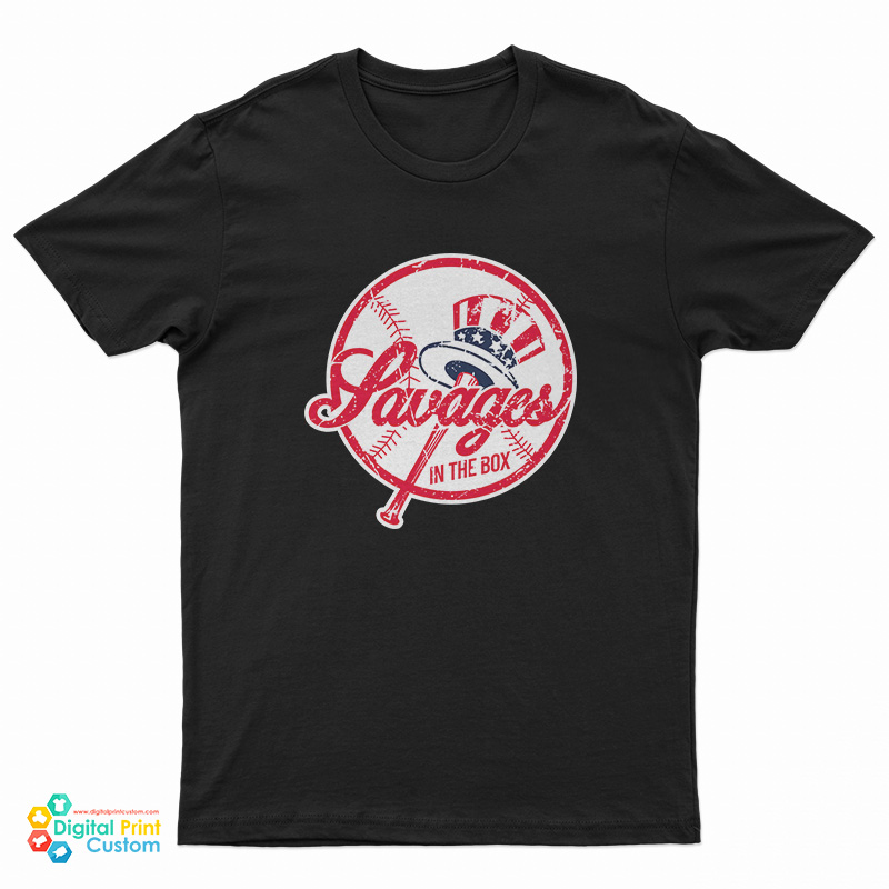Savages In The Box Yankees T-Shirt