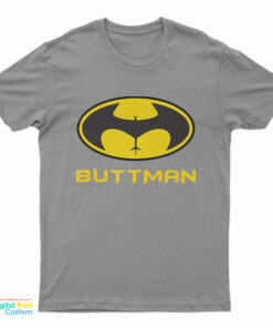 Buttman Batman Parody Logo T-Shirt