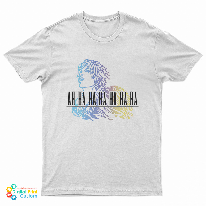 Final Fantasy X Tidus Laugh Ah Ha Ha Ha T-Shirt