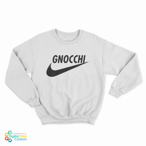 Gnocchi Nike Parody Logo Sweatshirt