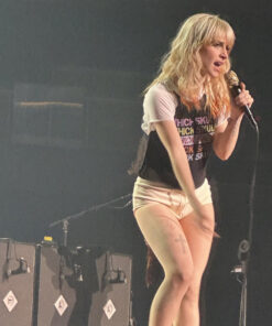 Hayley Williams Wearing Thick Skull T-Shirt