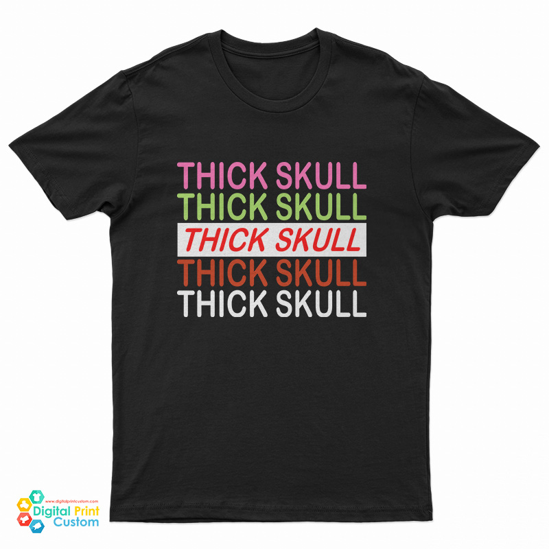 Hayley Williams Wearing Thick Skull T-Shirt