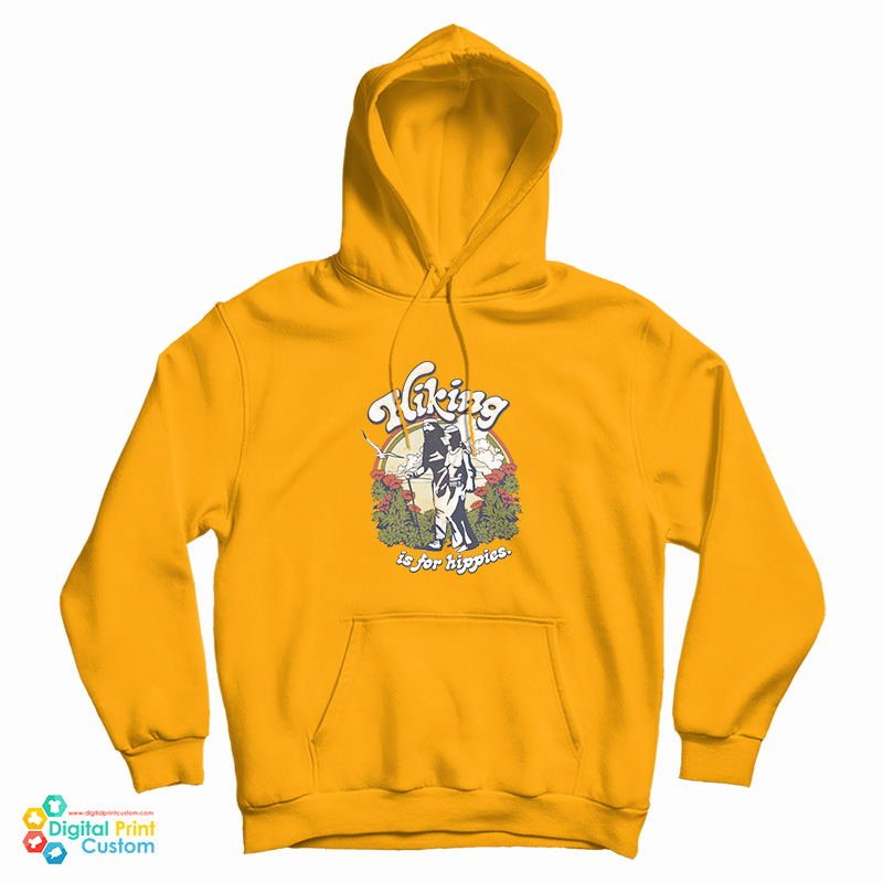Hot Rod Hiking Is For Hippies Hoodie