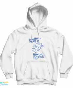 Johnny Ramone The Rabbit Is Running At Hollywood Dog Track Hoodie