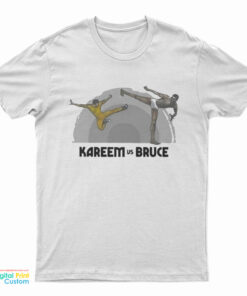 Kareem Abdul-Jabbar Vs Bruce Lee T-Shirt