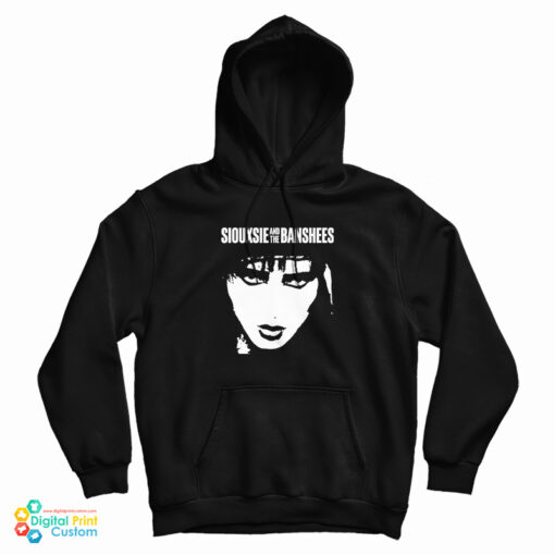 Siouxsie and the Banshees Face Hoodie