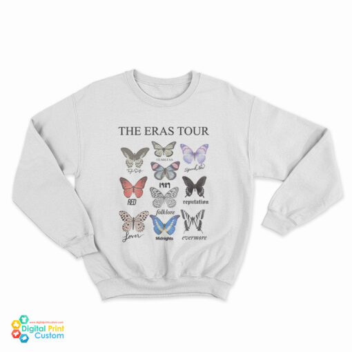 The Eras Tour Butterfly Vintage Sweatshirt