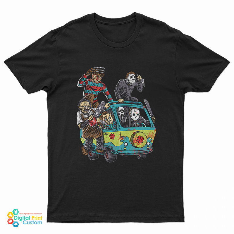 The Massacre Machine Horror Movie Mashup T-Shirt