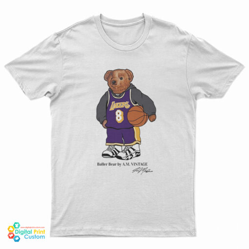 Baller Bear Kobe Champion T-Shirt
