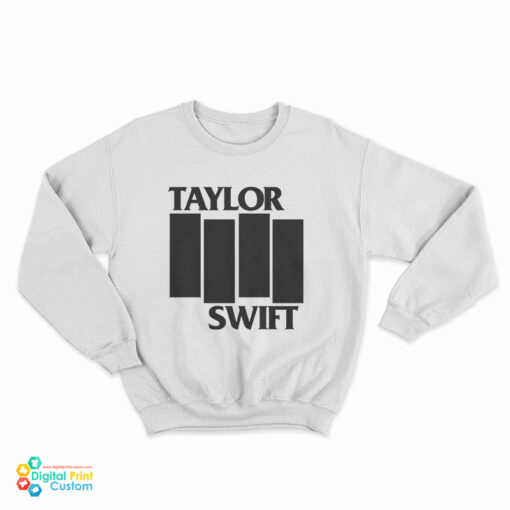 Black Flag Taylor Swift Logo Parody Sweatshirt