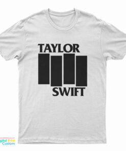 Black Flag Taylor Swift Logo Parody T-Shirt