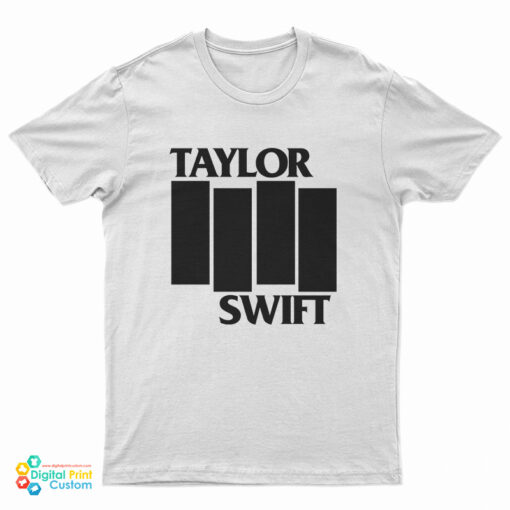 Black Flag Taylor Swift Logo Parody T-Shirt