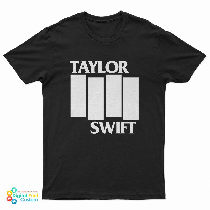 Black Flag Taylor Swift Logo Parody T-Shirt
