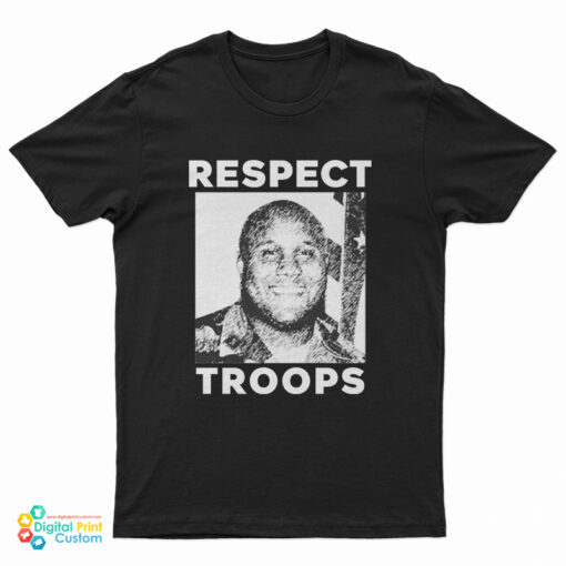 Christopher Dorner Respect Troops T-Shirt
