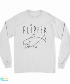 Flipper As Worn By Kurt Cobain Long Sleeve T-Shirt