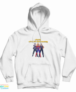 Kamala Khan Iman Vellani Ladies Let’s Get Information Carol Danvers Hoodie