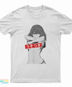 Lewd Anime Conduct Ahegao Hentai Anime Japan T-Shirt