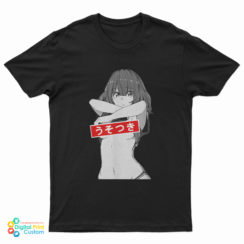 Lewd Anime Conduct Ahegao Hentai Anime Japan T-Shirt