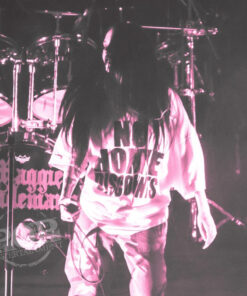 Maggie Lindemann Wearing No Home Discounts T-Shirt