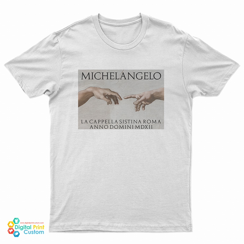 Michelangelo La Cappella Sistina Roma Anno Domini MDXII T-Shirt