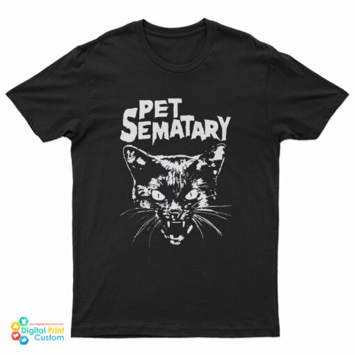 Pet Sematary Cat Face T-Shirt