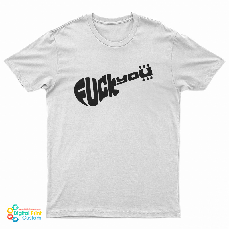 Slash Fuck You Guitar T-Shirt