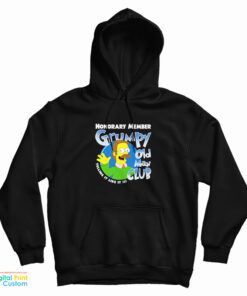 The Simpson Honorary Member Grumpy Old Man Club Telling It Like It Is Hoodie