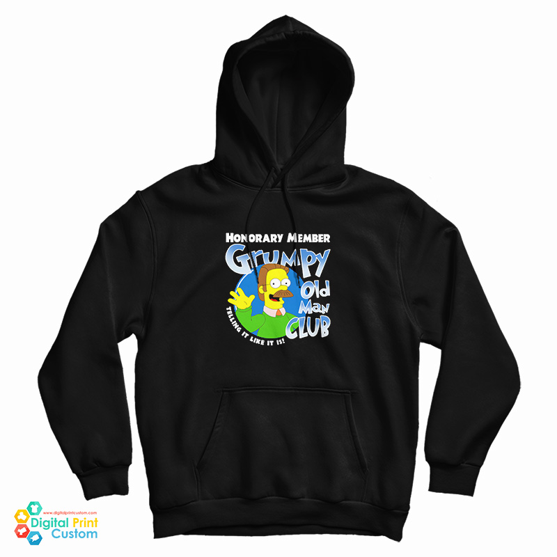 The Simpson Honorary Member Grumpy Old Man Club Telling It Like It Is Hoodie