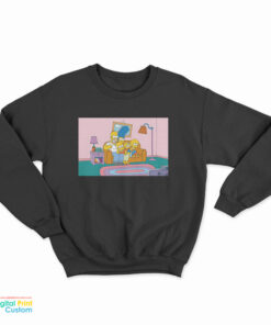 The Simpsons Family On The Couch Sweatshirt
