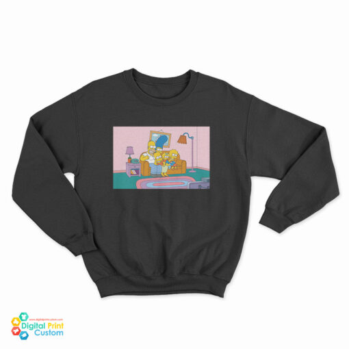 The Simpsons Family On The Couch Sweatshirt