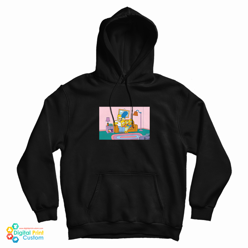 The Simpsons Family On The Couch Hoodie