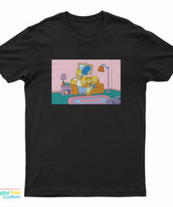 The Simpsons Family On The Couch T-Shirt