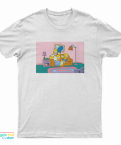 The Simpsons Family On The Couch T-Shirt