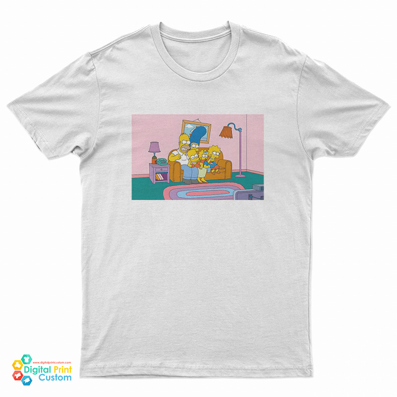 The Simpsons Family On The Couch T-Shirt