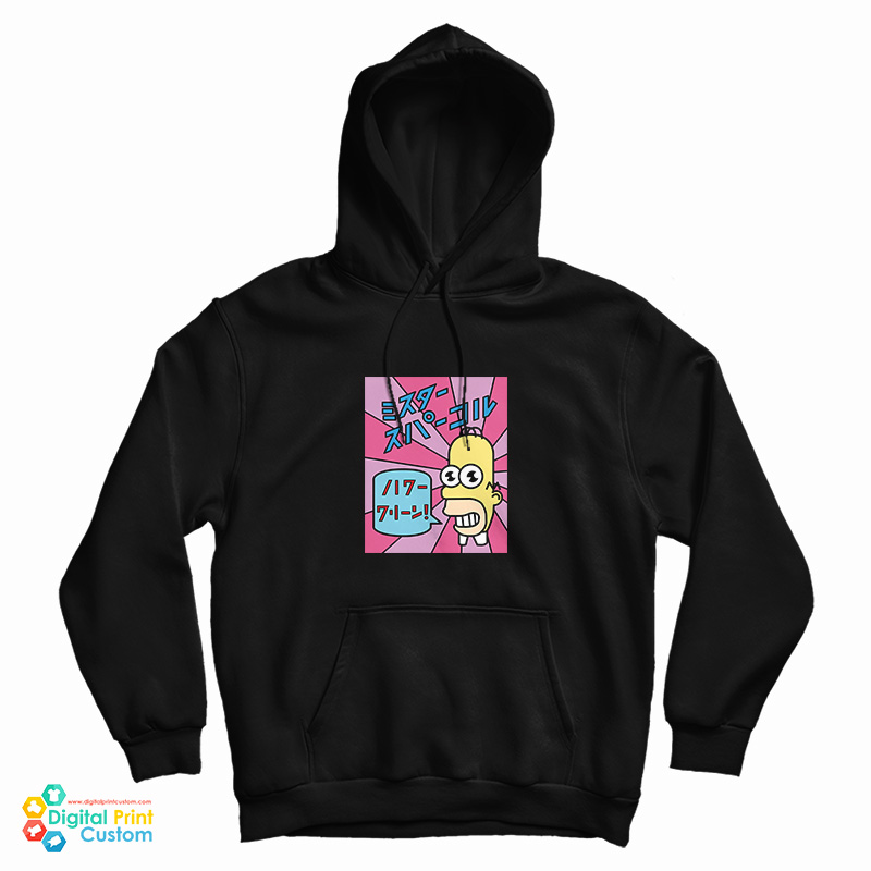 The Simpsons Homer Mr. Sparkle Kanji Hoodie