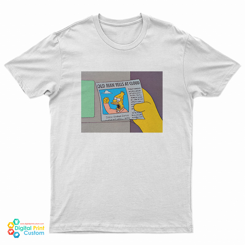 The Simpsons Old Man Yells T-Shirt