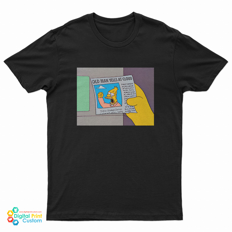The Simpsons Old Man Yells T-Shirt